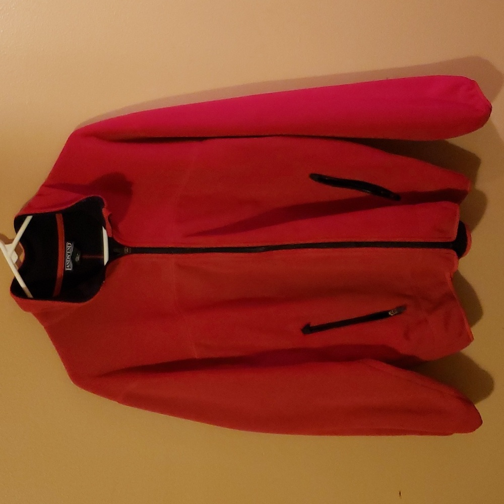 Men's Size L Red Lands' End Jacket